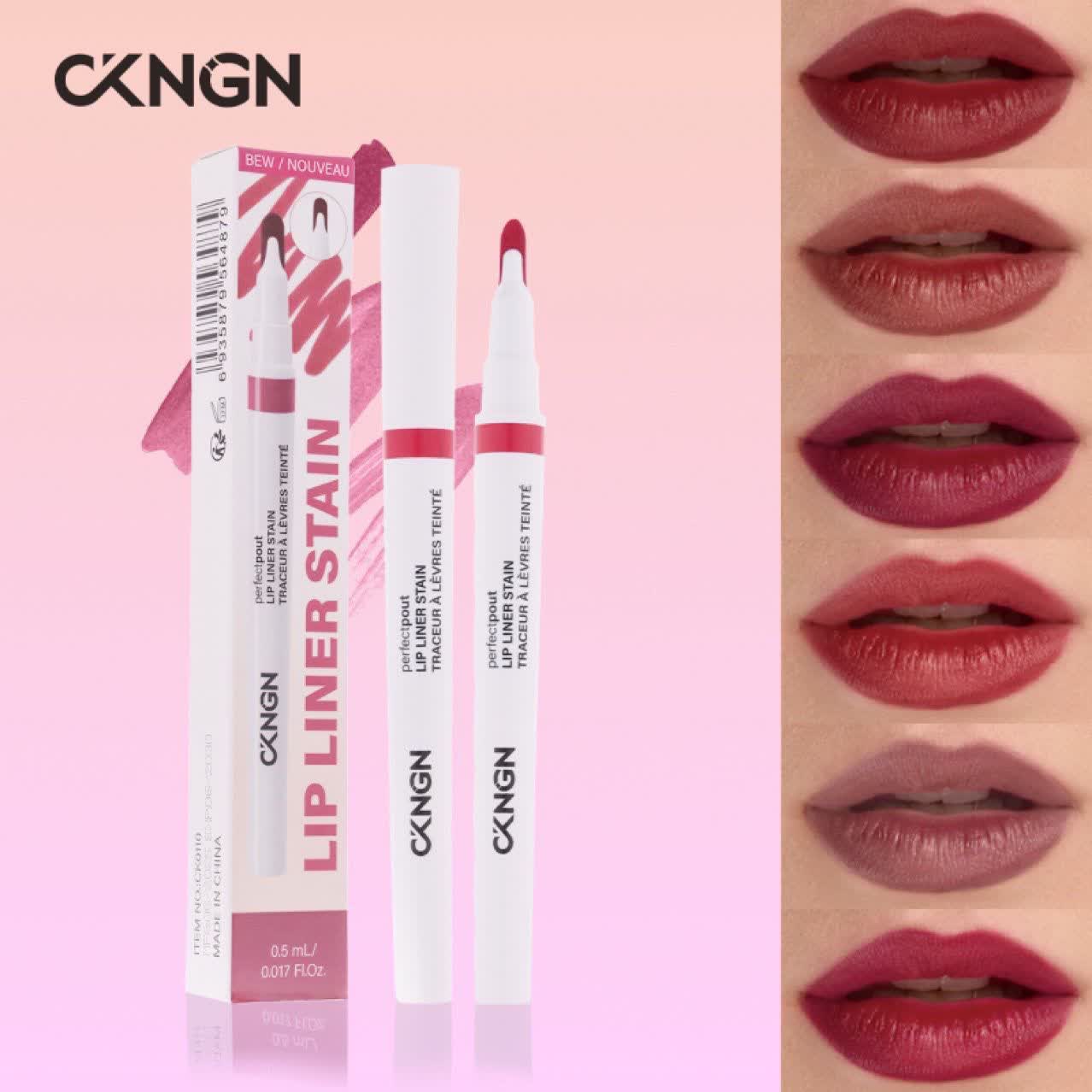 ماژیک شیدینگ و خط لب CKNGN دارای 6 رنگبندی