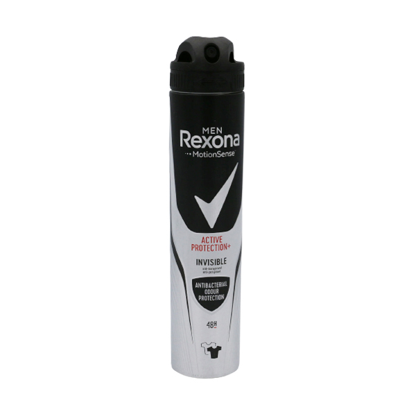 اسپری ضدتعریق مردانه48 ساعته حجم 200ml مدل active protection invisible