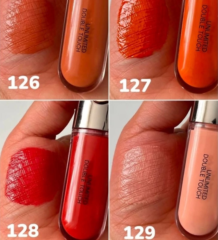 لیپ گلاس دو طرفه طرح کیکو (KiKo) مدل Unlimited Double Touchبا ۱۲ رنگ جذاب و ماندگار