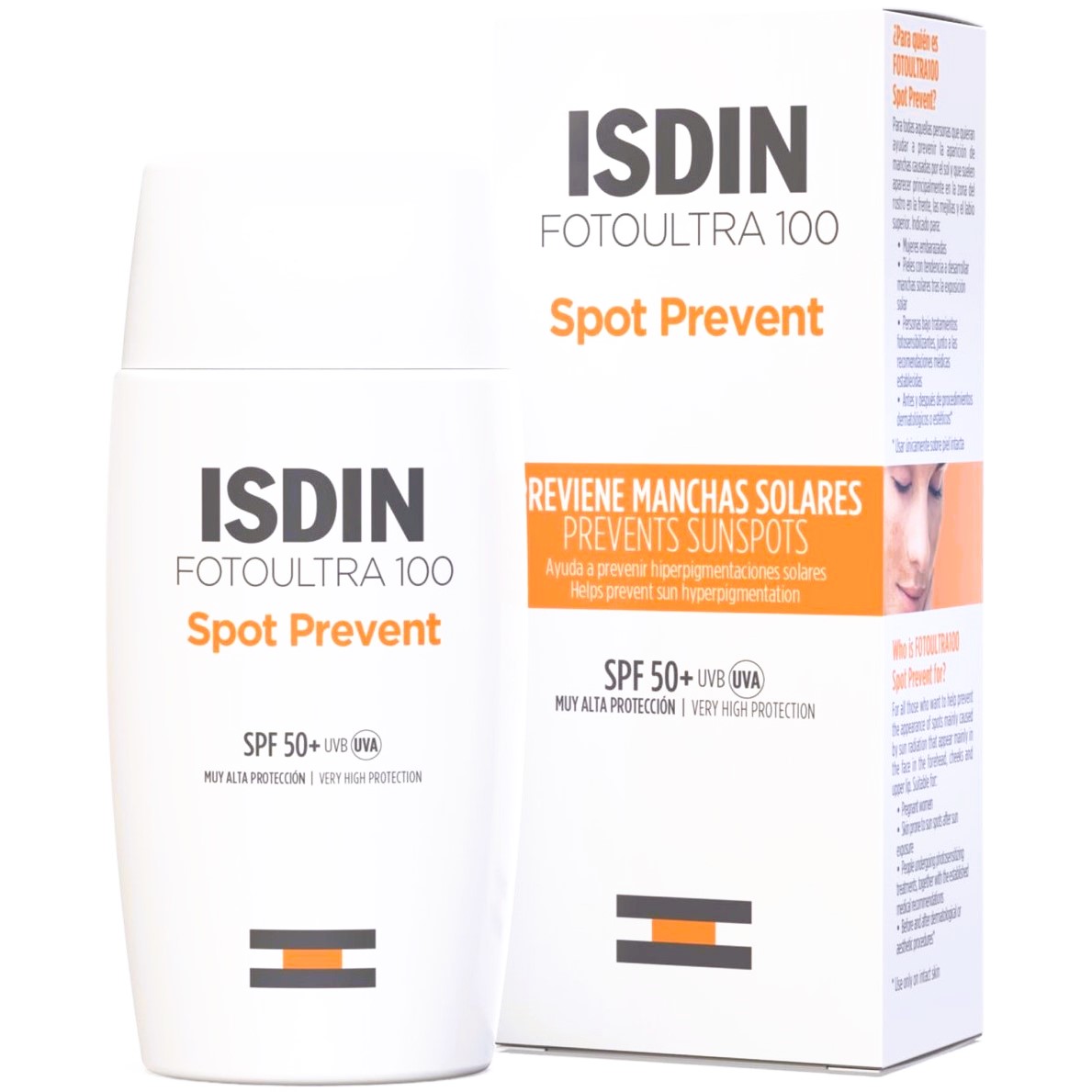 ضد آفتاب ایزدین بی رنگ مدل Fotoprotect Fusion Water 100 Spot Prevent حجم 50 میل