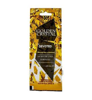 لوسیون سولاریوم یکبار مصرف DEVOTED مدل Golden Crystal ( بسته 10 عددی )