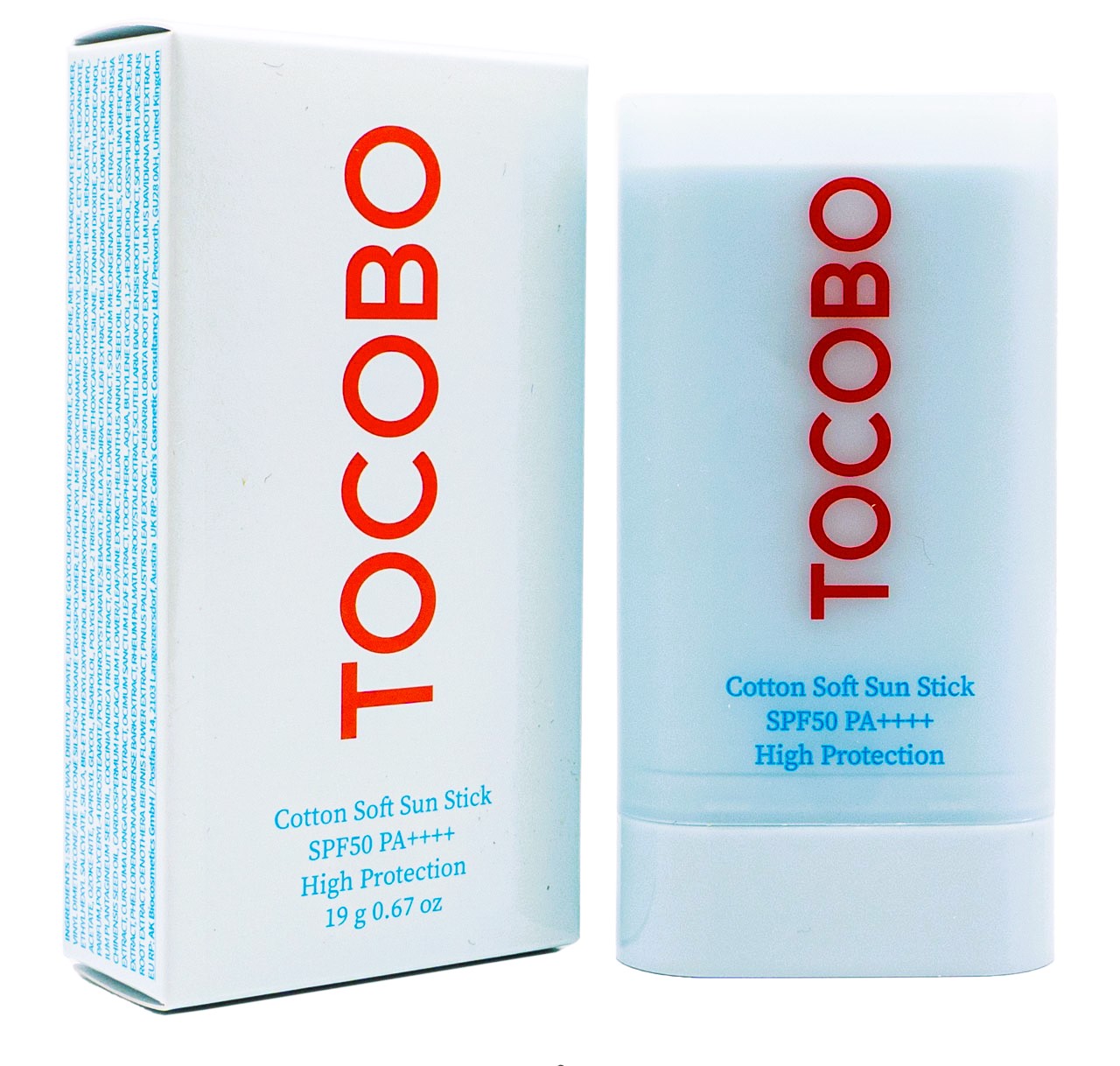 ضد آفتاب استیکی SPF50 مدل Cotton Soft توکوبو (ورژن آبی)
